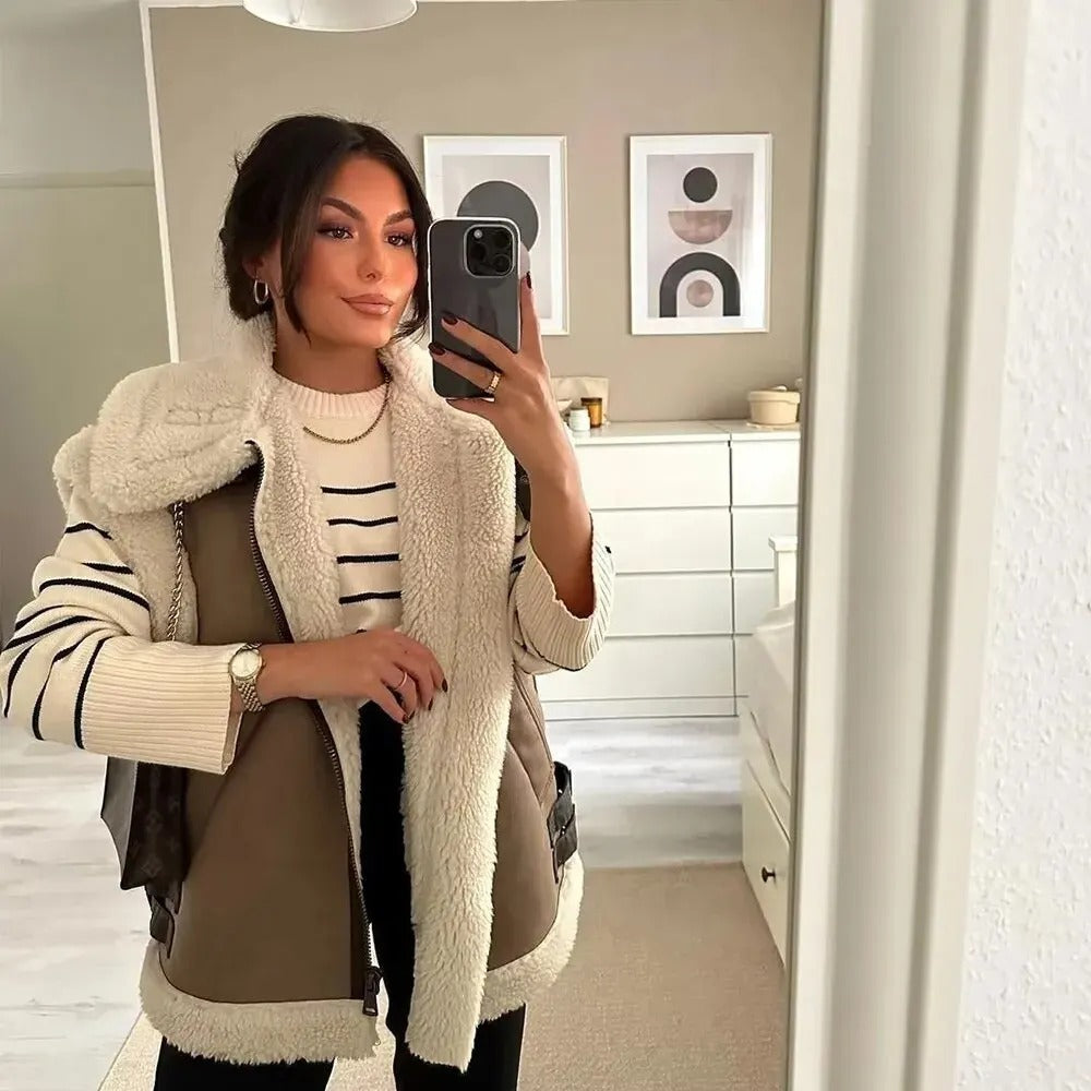 La velour ™ | Teddy bodywarmer