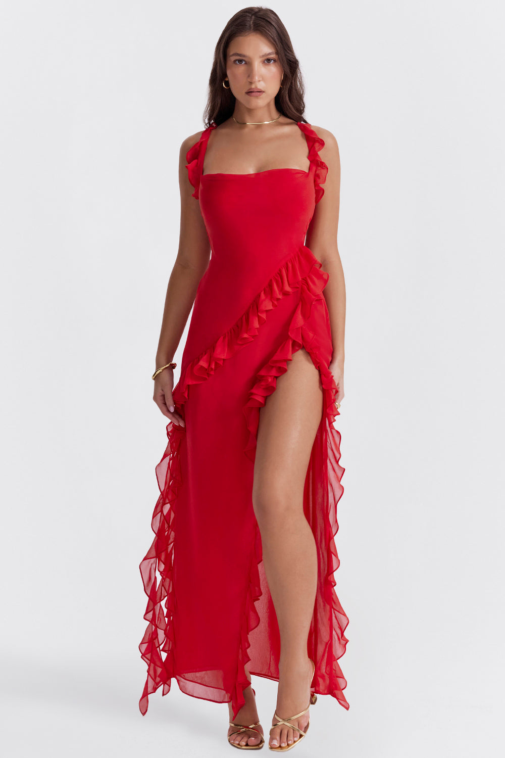 Delphine™ - Stunning Dress with Ruffles